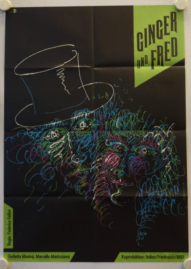 Ginger und Fred originales DDR-Filmplakat